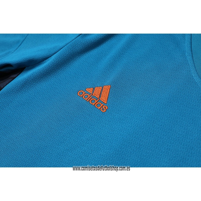 Chandal del Manchester United 22-23 Manga Corta Azul - Pantalon Corto